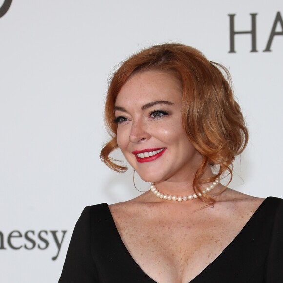 Lindsay Lohan (robe Christophe Guillarmé) - Photocall de la soirée "24th edition of AmfAR's Cinema Against AIDS" Gala à l'hôtel de l'Eden Roc au Cap d'Antibes, le 25 mai 2017, lors du 70ème Festival International du Film de Cannes. © Borde-Jacovides-Moreau / Bestimage