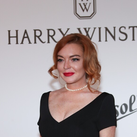 Lindsay Lohan (robe Christophe Guillarmé) - Photocall de la soirée "24th edition of AmfAR's Cinema Against AIDS" Gala à l'hôtel de l'Eden Roc au Cap d'Antibes, le 25 mai 2017, lors du 70ème Festival International du Film de Cannes. © Borde-Jacovides-Moreau / Bestimage