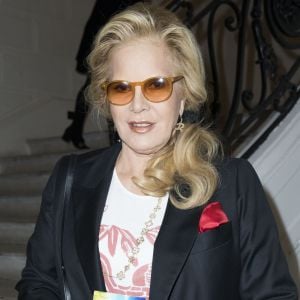 Sylvie Vartan - People au défilé de mode Haute-Couture printemps-été 2017 "Jean-Paul Gaultier" à Paris le 25 janvier 2017. © Olivier Borde/Bestimage