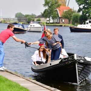 la princesse Alexia, la reine Maxima et le roi Willem-Alexander - Rendez-vous avec la famille royale des Pays-Bas à Warmond le 7 juillet 2017. 07/07/2017 - Warmond