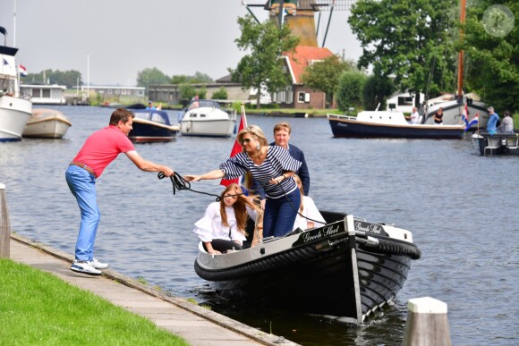 la princesse Alexia, la reine Maxima et le roi Willem-Alexander - Rendez-vous avec la famille royale des Pays-Bas à Warmond le 7 juillet 2017. 07/07/2017 - Warmond