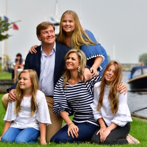 le roi Willem-Alexander, La princesse Amalia, la princesse Ariane, la reine Maxima, la princesse Alexia - Rendez-vous avec la famille royale des Pays-Bas à Warmond le 7 juillet 2017. 07/07/2017 - Warmond