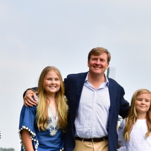 la princesse Alexia, la reine Maxima, La princesse Amalia, le roi Willem-Alexander et la princesse Ariane - Rendez-vous avec la famille royale des Pays-Bas à Warmond le 7 juillet 2017. 07/07/2017 - Warmond