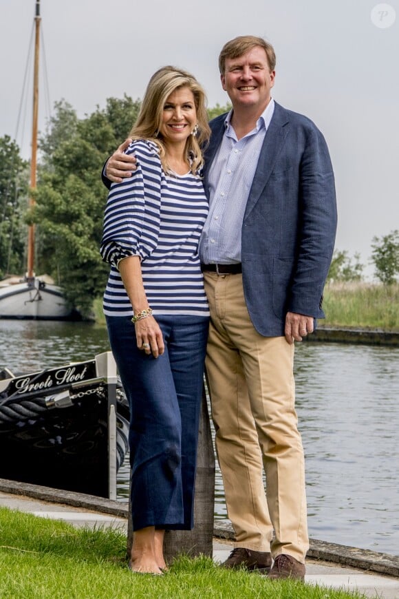 La reine Maxima et le roi Willem-Alexander - Rendez-vous avec la famille royale des Pays-Bas à Warmond le 7 juillet 2017. 07/07/2017 - Warmond