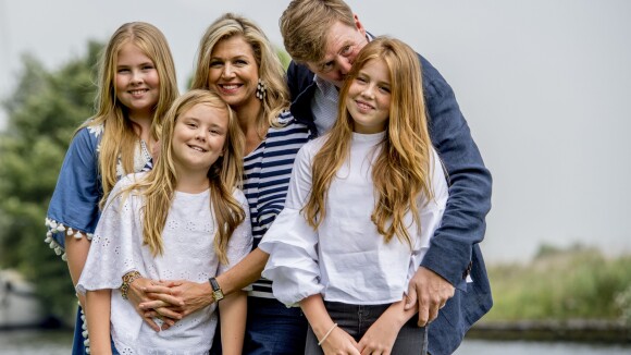 Willem-Alexander et Maxima des Pays-Bas et leurs filles : la croisière s'amuse !