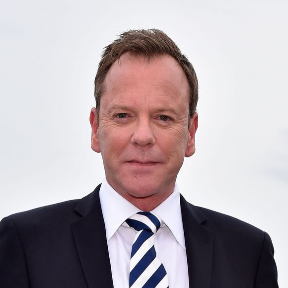 Kiefer Sutherland lors d'un photocall durant le MIPCOM 2016 à Cannes, le 17 octobre 2016, où il présente la série "Designated Survivor". Le MIPCOM est le marché déstiné au monde des contenus audiovisuels et pour les acteurs incontournables de la distribution sur toutes les plateformes. © Bruno Bébert/Bestimage