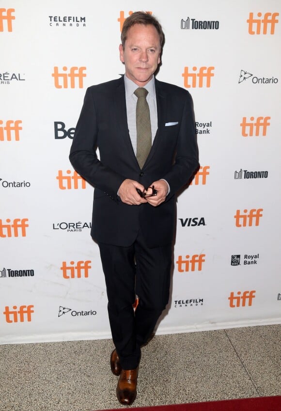 Kiefer Sutherland à la première de 'The Terry Kath Experience' lors du Festival International du Film à Toronto, le 15 septembre 2016