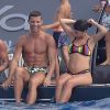 Cristiano Ronaldo et sa compagne Georgina Rodriguez à Formentera. Le 8 juillet 2017.