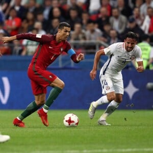 Cristiano Ronaldo - Demi-finale de la Coupe des Confédérations Portugal v Chili à Kazan. Le 28 juin 2017.
