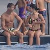 Cristiano Ronaldo en vacances avec sa compagne Georgina Rodriguez à Formentera. Le 8 juillet 2017.
