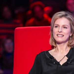 Exclusif - Enregistrement de l'émission "Le Divan" présentée par Marc-Olivier Fogiel avec Karin Viard en invitée, qui sera diffusée le 15 mars sur France 3. Le 27 février 2016 © Cyril Moreau / Bestimage