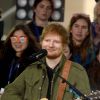 Ed Sheeran en concert sur le plateau de l'émission "Today Show" à New York le 8 mars 2017.