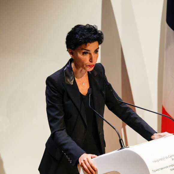 Rachida Dati - Inauguration du centre culturel et spirituel orthodoxe russe à Paris le 19 octobre 2016. © Alain Guizard / Bestimage