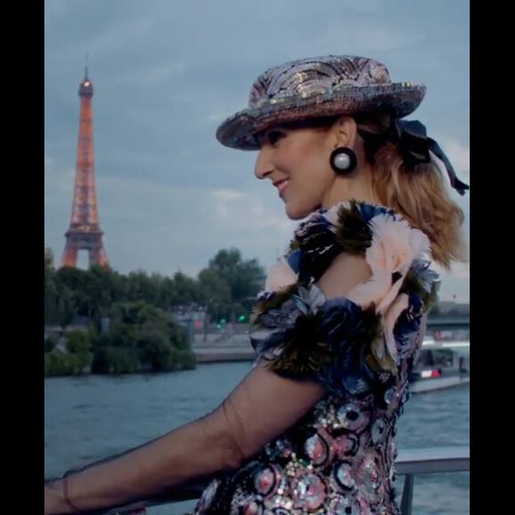 Capture d'écran de la vidéo du shooting de Céline Dion pour Vogue. Instagram, juillet 2017