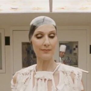 Capture d'écran de la vidéo du shooting de Céline Dion pour Vogue. Instagram, juillet 2017