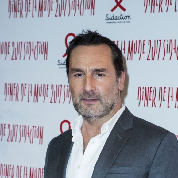 Gilles Lellouche - Photocall de la 15e édition du "Dîner de la mode du Sidaction" au Grand Palais à Paris, le 26 janvier 2017. © Olivier Borde/Bestimage