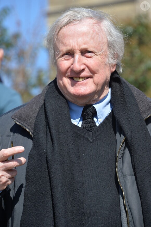 Claude Rich - Funérailles d'Alain Resnais en l'église Saint-Vincent-de-Paul à Paris le 10 mars 2014.