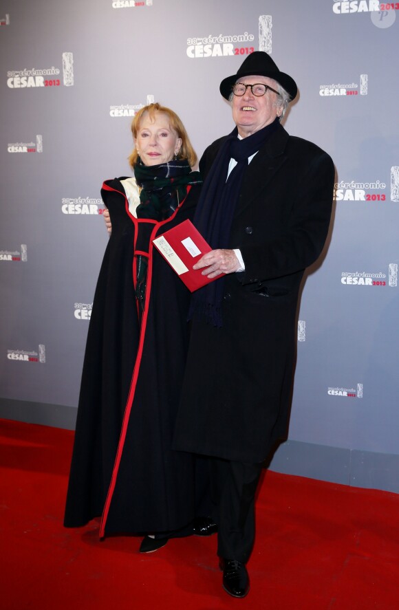 Claude Rich et sa femme Catherine Renaudin aux César 2013.