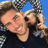 Luca Zinedine adresse un tendre message à sa compagne pour son annversaire le 20 juillet 2017.