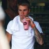 Exclusif - Justin Bieber se rend au Eath Bar avec ses amis le 19 juillet 2017