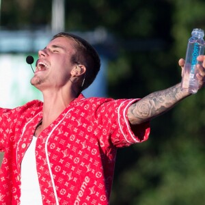 Justin Bieber en concert au British Summer Time à Hyde Park à Londres, le 2 juillet 2017