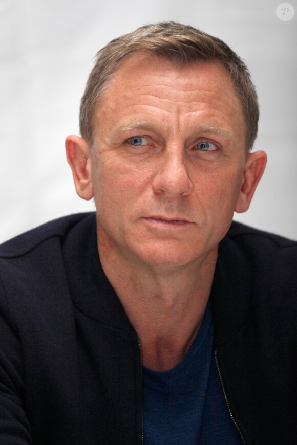 Daniel Craig en conférence de presse pour le prochain James Bond "Spectre" à l'hôtel Corinthia de Londres le 23 octobre 2015.