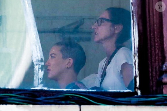 Exclusif -  Kate Hudson se rase la tête pour le tournage d'un film à Los Angeles, le 25 juillet 2017