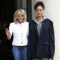 Rihanna à l'Elysée : Son look détonnant face à Brigitte Macron décontractée