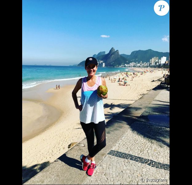 Cristina Cordula à Rio de Janeiro, le 26 juillet 2017.