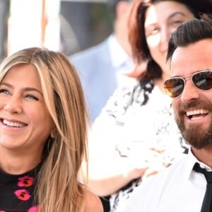 Jennifer Aniston et son mari Justin Theroux - Jason Bateman reçoit son étoile sur le Walk of Fame à Hollywood, le 26 juillet 2017