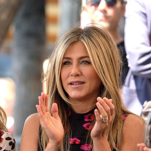 Jennifer Aniston et son mari Justin Theroux - Jason Bateman reçoit son étoile sur le Walk of Fame à Hollywood, le 26 juillet 2017