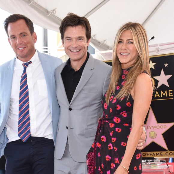 Will Arnett, Jason Bateman et Jennifer Aniston - Jason Bateman reçoit son étoile sur le Walk of Fame à Hollywood, le 26 juillet 2017