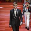 Presley Gerber - Défilé de mode "Dolce & Gabbana", collection homme printemps-été 2018 à Milan. Le 17 juin 2017.