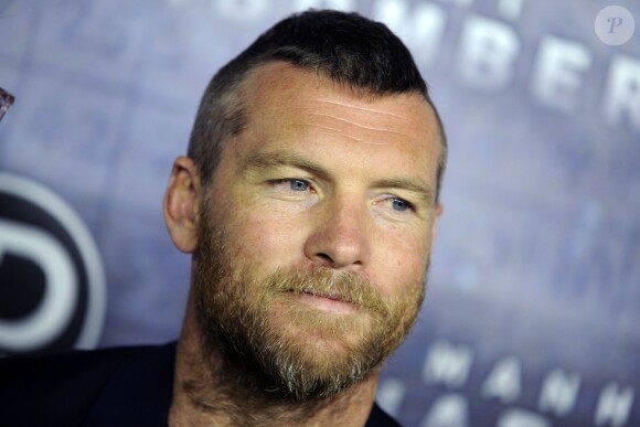 Sam Worthington lors de la première de la série ''Manhunt: Unabomber'' à New York, le 19 juillet 2017.