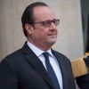 François Hollande - Arrivées au palais de l'Elysée à Paris pour la cérémonie d'investiture d'E. Macron, nouveau président de la République, le 14 mai 2017. © Cyril Moreau/Bestimage