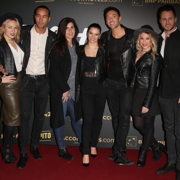 Emmanuelle Berne, Laurent Maistret, Cécile Chlous, Denitsa Ikonomova, Maxime Dereymez, Jade Geropp et Christian Millette - 4ème cérémonie des Melty Future Awards au Grand Rex à Paris, le 6 février 2017. © Denis Guignebourg/Bestimage06/02/2017 - Paris