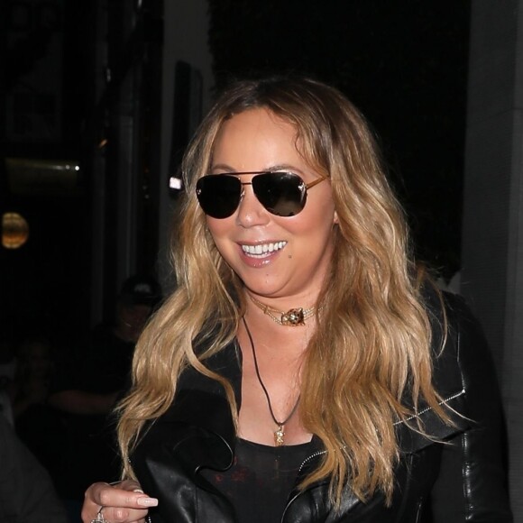 Exclusif - Mariah Carey est allée diner au restaurant Nobu à West Hollywood, le 24 juillet 2017.