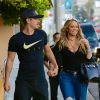 Exclusif - Mariah Carey et son compagnon Bryan Tanaka quittent un restaurant à Beverly Hills le 20 juillet 2017.