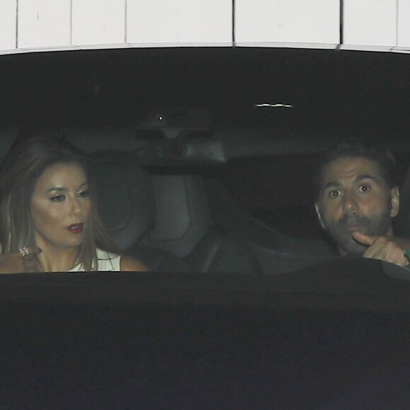 Eva Longoria et son mari José Baston arrivent au restaurant Giorgio Baldi à Santa Monica le 29 Juillet 2017