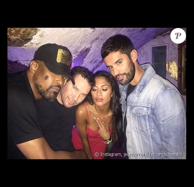 Jean Bernard Versini a passé la soirée avec Nicole Scherzinguer - Photo publiée sur Instagram, le 30 juillet 2017