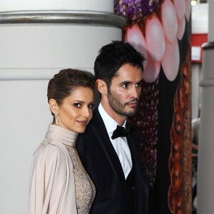 Cheryl Fernandez-Versini (Cheryl Cole) et son mari Jean-Bernard Fernandez-Versini rentrent à l'hôtel Martinez après leur soirée à Cannes le 15 mai 2015, ors du 68 ème Festival International du Film de Cannes Cheryl