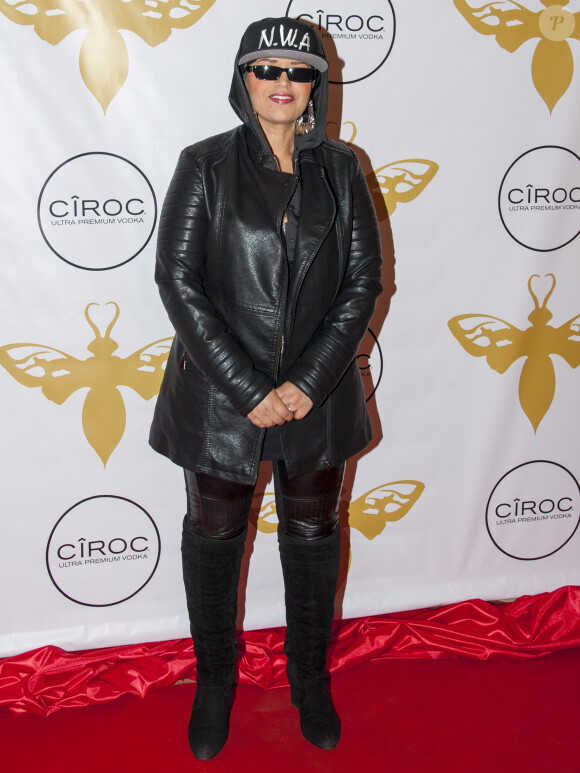 Lââm au défilé de la Marque Kate Bee à l'Hôtel California Paris Champs Elysées, le 3 octobre 2015.