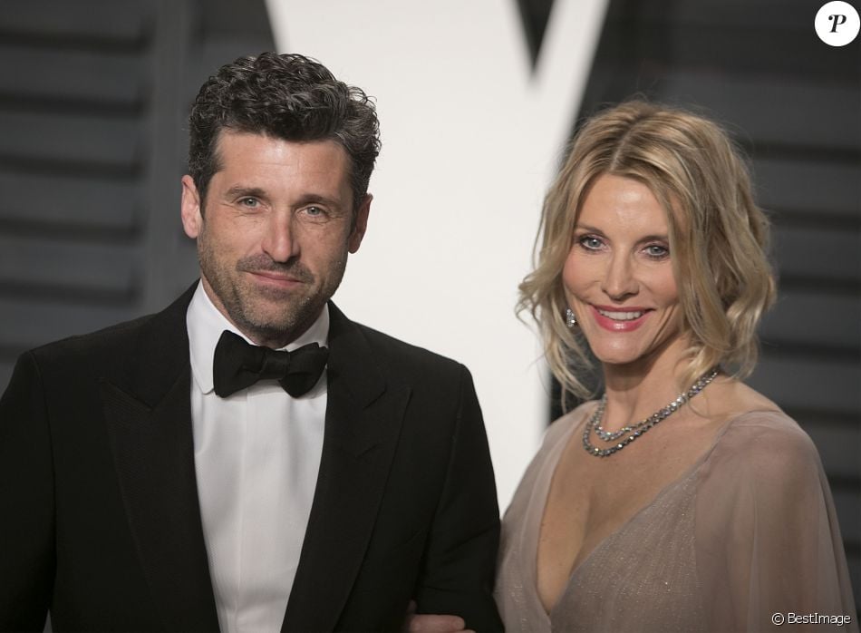 Patrick Dempsey et sa femme Jillian Dempsey - People à la soirée Vanity ...