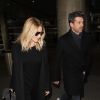 Patrick Dempsey et sa femme Jillian Fink arrivent à l'aéroport de Los Angeles. Le 15 janvier 2017