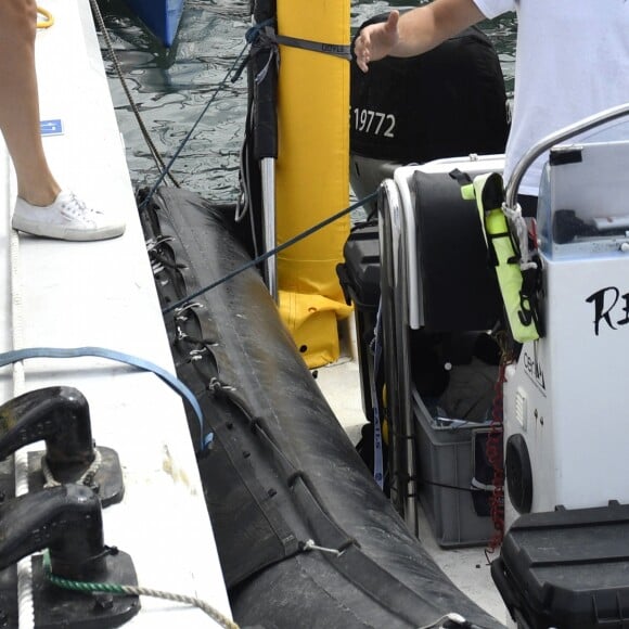 Beatrice Borromeo était présente à Palma de Majorque le 2 août 2017 pour encourager son mari Pierre Casiraghi lors de son entrée en lice avec Malizia dans la 36e Copa del Rey MAPFRE, dans la catégorie GC32.