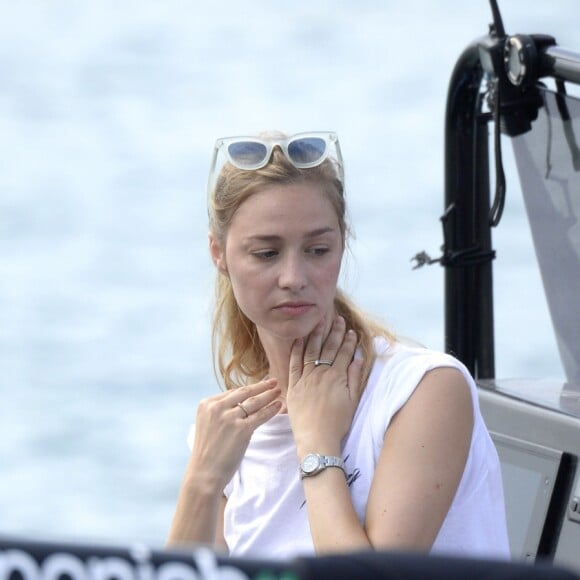 Beatrice Borromeo était présente à Palma de Majorque le 2 août 2017 pour encourager son mari Pierre Casiraghi lors de son entrée en lice avec Malizia dans la 36e Copa del Rey MAPFRE, dans la catégorie GC32.