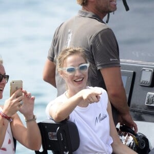 Beatrice Borromeo était présente à Palma de Majorque le 2 août 2017 pour encourager son mari Pierre Casiraghi lors de son entrée en lice avec Malizia dans la 36e Copa del Rey MAPFRE, dans la catégorie GC32.