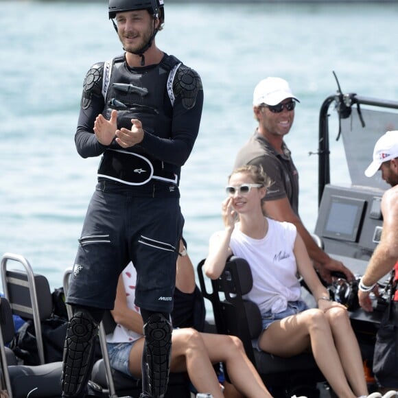 Beatrice Borromeo était présente à Palma de Majorque le 2 août 2017 pour encourager son mari Pierre Casiraghi lors de son entrée en lice avec Malizia dans la 36e Copa del Rey MAPFRE, dans la catégorie GC32.