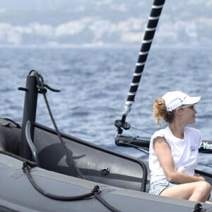 Beatrice Borromeo était présente à Palma de Majorque le 2 août 2017 pour encourager son mari Pierre Casiraghi lors de son entrée en lice avec Malizia dans la 36e Copa del Rey MAPFRE, dans la catégorie GC32.