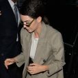 Kendall Jenner arrive à son hôtel lors de la mode collection Haute-Couture automne-hiver 2017/2018 à Paris, France, le 5 juillet 2017.